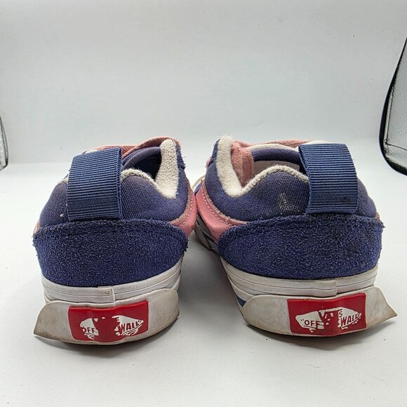 Vans Knu Skool Girls Size 10.5 Blue Pink Sneaker Shoes Casual Walking School - Picture 4 of 13